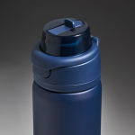 Garrafa térmica em aço inoxidável com tampa multifunções 600ml cor azul-marinho