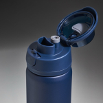 Garrafa térmica em aço inoxidável com tampa multifunções 600ml cor azul-marinho