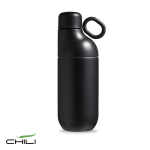 Garrafa térmica de aço inoxidável reciclado convertível em copo 500ml
