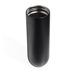 Garrafa térmica em aço inoxidável reciclado convertível em copo 750ml cor preto