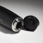 Garrafa térmica aço inox reciclado com suporte para telemóvel 500ml cor preto