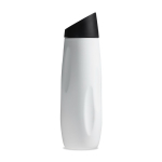 Garrafa térmica aço inox reciclado com suporte para telemóvel 500ml cor branco