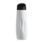 Garrafa térmica aço inox reciclado com suporte para telemóvel 500ml cor branco