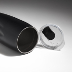 Copo térmico em aço inoxidável reciclado com tampa deslizante 500ml cor preto
