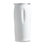 Copo térmico em aço inoxidável reciclado com tampa deslizante 500ml cor branco