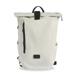 Mochila refletora em plástico reciclado com fecho enrolável 15,6'' cor branco