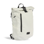 Mochila refletora em plástico reciclado com fecho enrolável 15,6'' cor branco