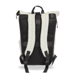 Mochila refletora em plástico reciclado com fecho enrolável 15,6'' cor branco