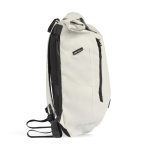 Mochila refletora em plástico reciclado com fecho enrolável 15,6'' cor branco