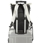 Mochila refletora em plástico reciclado com fecho enrolável 15,6'' cor branco