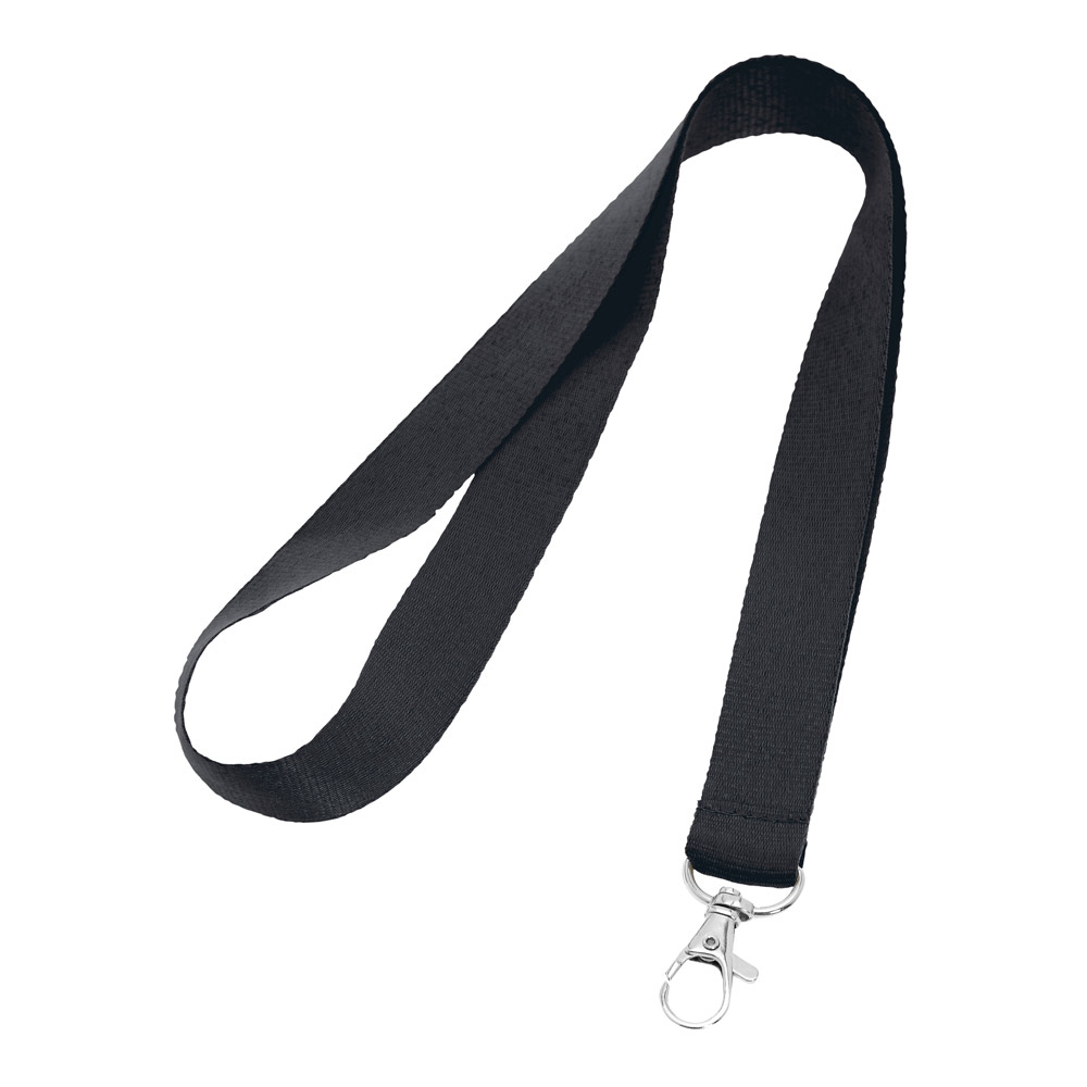 Lanyard personalizado barato de 2 cm com fecho mosquetão BasicStyle