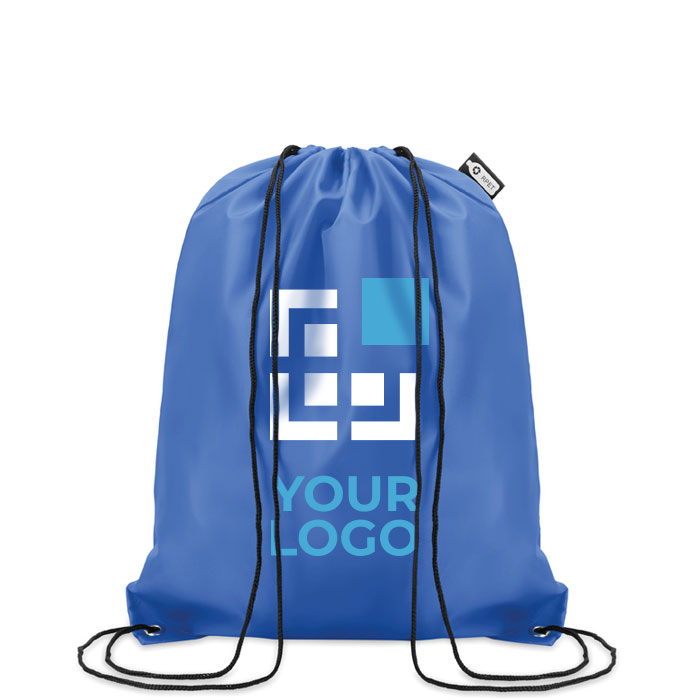 Saco-mochila promocional de plástico reciclado Urban Recycled