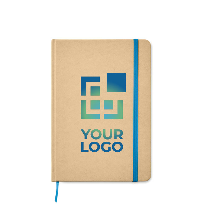 Caderno personalizado papel reciclado folhas A5 linhas EcoNote