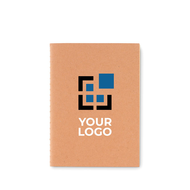 Blocos ecológicos para impressão com logo folhas A6 lisas Eco Stiched