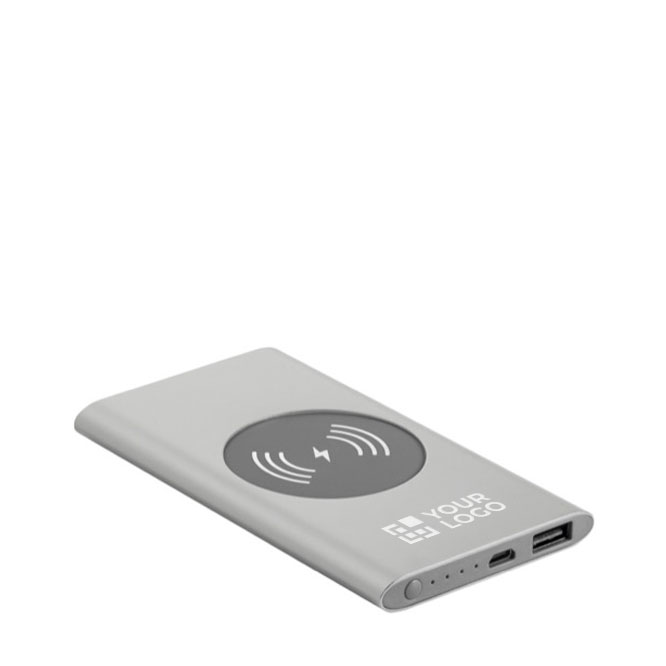Carregador sem fio e powerbank 4.000 mAh Powercard Chargepad