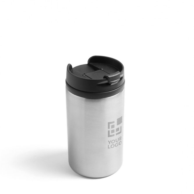 Caneca térmica promocional pequena e económica de aço 290ml