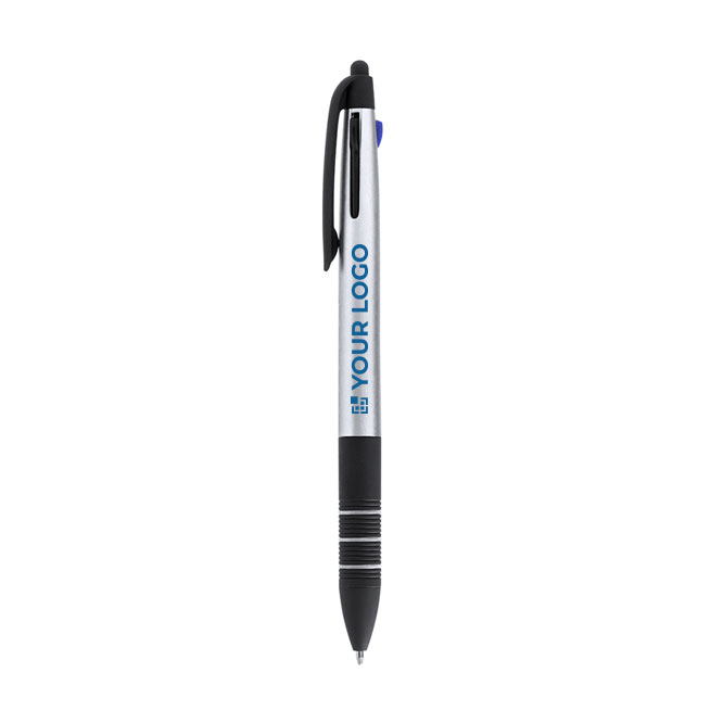 Esferográficas corporativas baratas tinta de 3 cores Multicolor