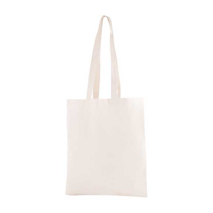 Sacos de algodão de alças compridas para compras 180 g/m2 Eco Superb