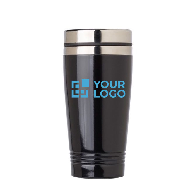 Caneca de viagem personalizada e com cor 450ml Alu Color