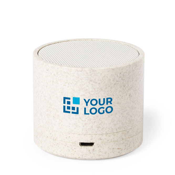 Bonita coluna de som barata sem fio de capa de trigo Natural Soul