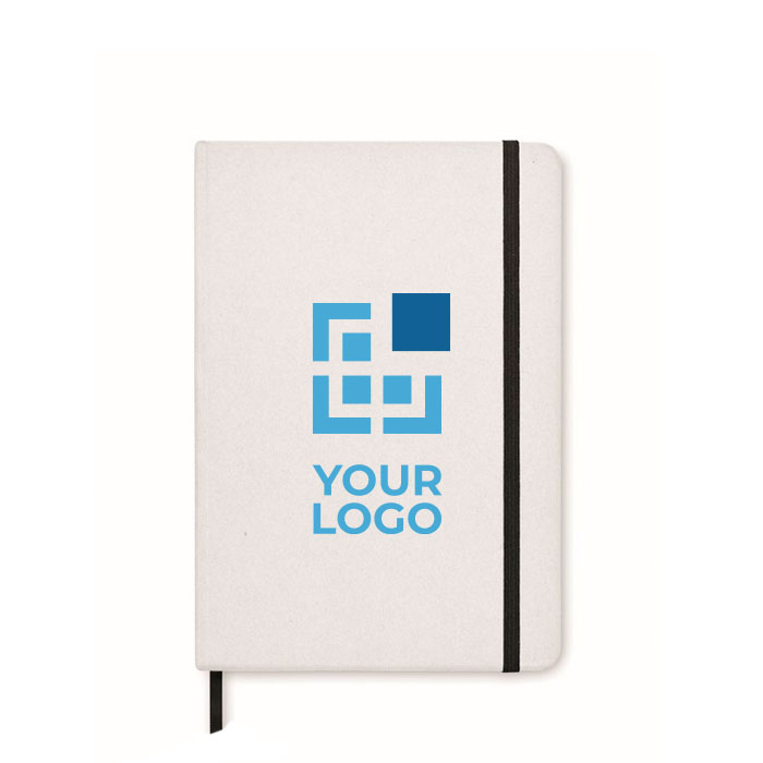 Caderno reciclado com papel de pedra, folhas A5 pautadas Recyclo