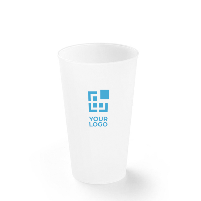 Copos personalizados de plástico sem BPA com 500ml Festive