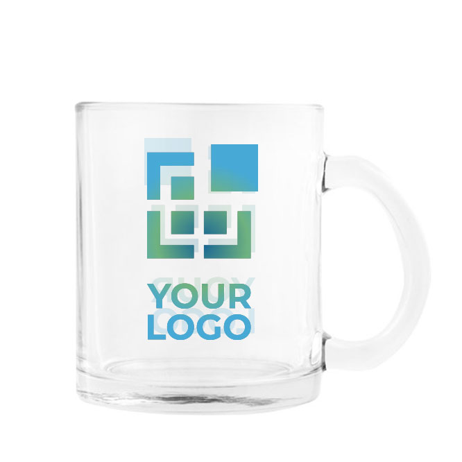 Caneca de vidro brilhante para sublimação 350ml Cristal Sublim