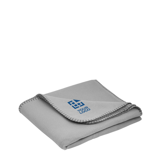 Manta polar personalizada de rPET com design básico 180 g/m2