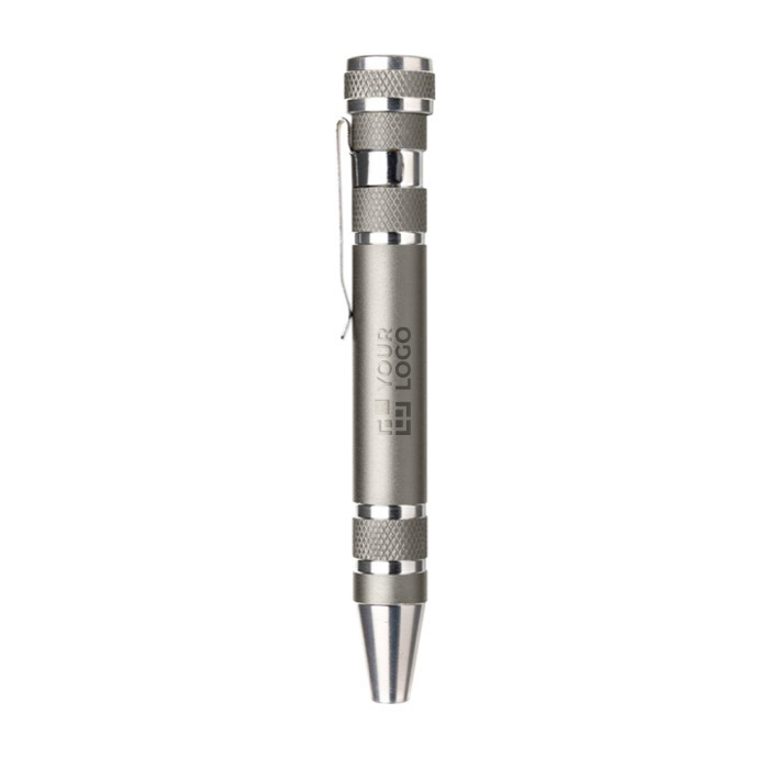 Minichave de fendas de metal com 8 chaves Metalpen