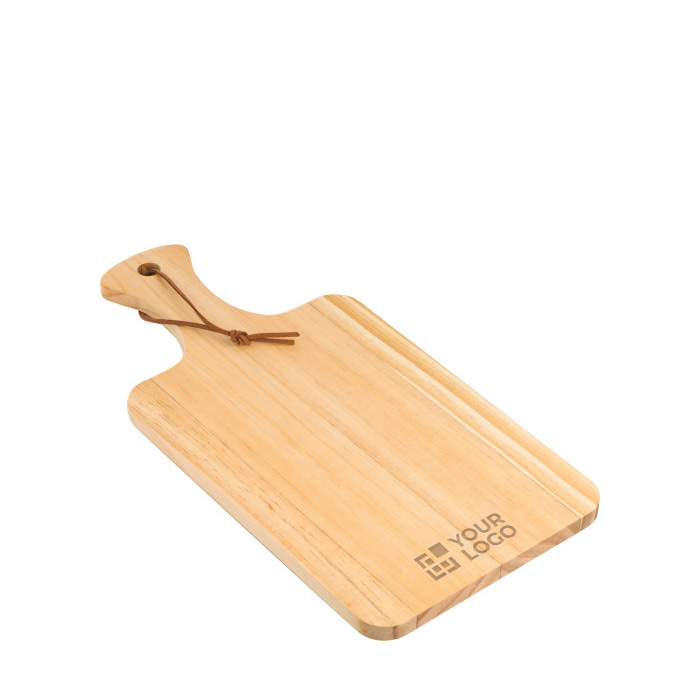 Tábua de cortar personalizada tradicional com pega e corda Gastro