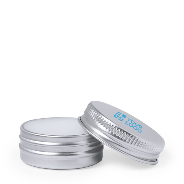 Bálsamo labial vegan de baunilha com caixa metálica FPS 10 Balm