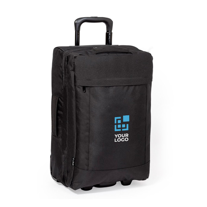 Trolley de rPET 600D com base rígida e compartimento duplo