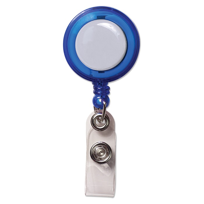 Porta-identificação extensível com logo e clipe de metal Extend