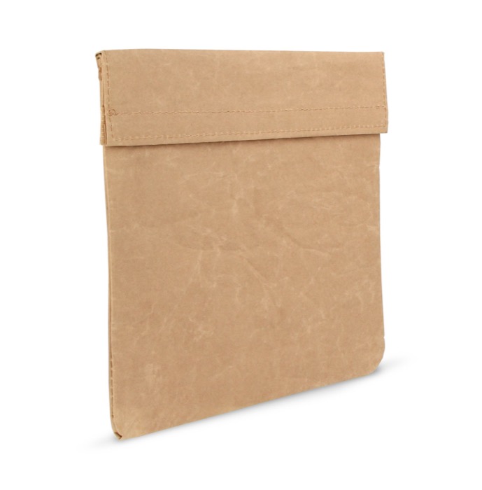 Saco térmico para snacks de papel reciclado com fecho de velcro Snacks
