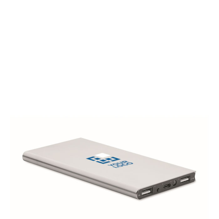 Bateria externa personalizada em alumínio 8.000 mAh