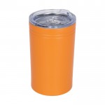 Copo térmico de aço para empresas cor cor-de-laranja
