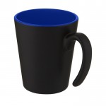 Chávena bicolor com pega original  cor azul