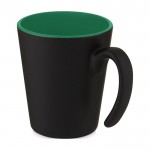 Chávena bicolor com pega original  cor verde