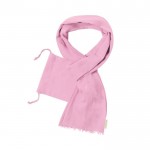 Lenço personalizado de algodão orgânico cor cor-de-rosa