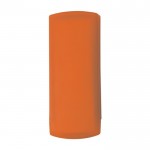 Caixa colorida com pensos-rápidos cor cor-de-laranja primeira vista