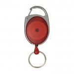 Porta-chaves original mosquetão clip extens. cor vermelho segunda vista frontal
