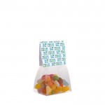 Saco de sortido de Jelly Beans com topo personalizável 50 g cor transparente vista principal