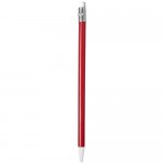 Lapiseira personalizável em forma de lápis cor vermelho