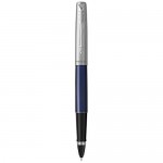 Uma caneta rollerball clássica reinventada cor azul vista frontal