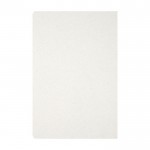 Caderno sem lombada reciclada cor branco-sujo segunda vista traseira
