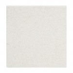 Bloco de notas de cartão reciclado cor branco-sujo segunda vista traseira