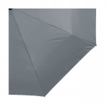 Guarda-chuva dobrável com fecho automático cor cinzento vista detalhe 1