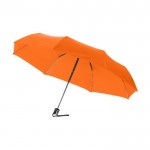 Guarda-chuva dobrável com fecho automático cor cor-de-laranja