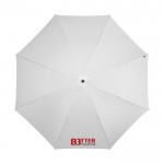 Guarda-chuva com design exclusivo de 30’’ cor branco com impressão