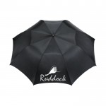 Guarda-chuva dobrável automático de 30’’ cor preto para publicidade
